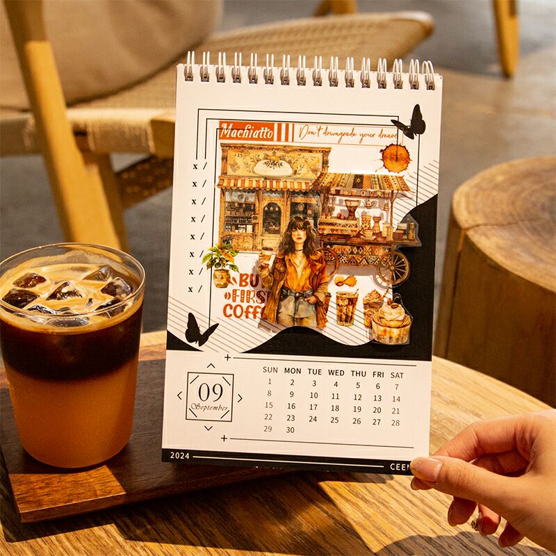 Coffee Weekly Sticker Book