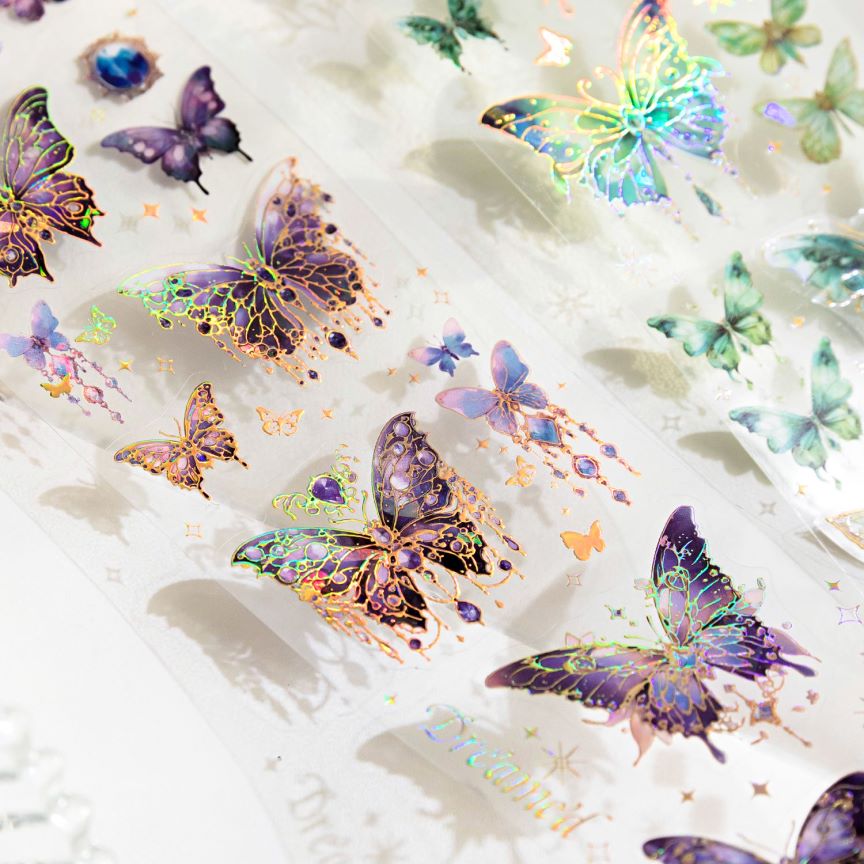 Boundless Butterflies Pre-Cut PET Tape