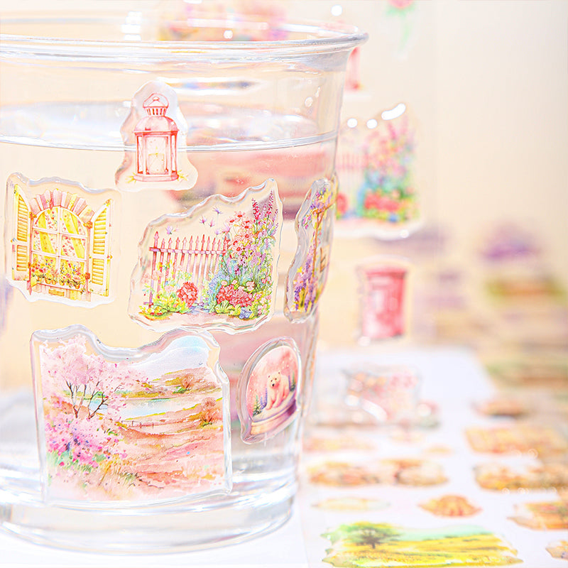 Transparent Dream Resin Stickers