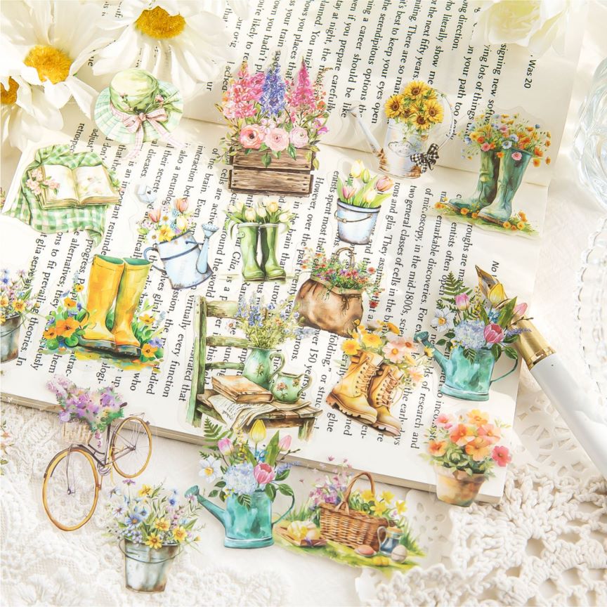 Floral Meadow Sticker 40pcs