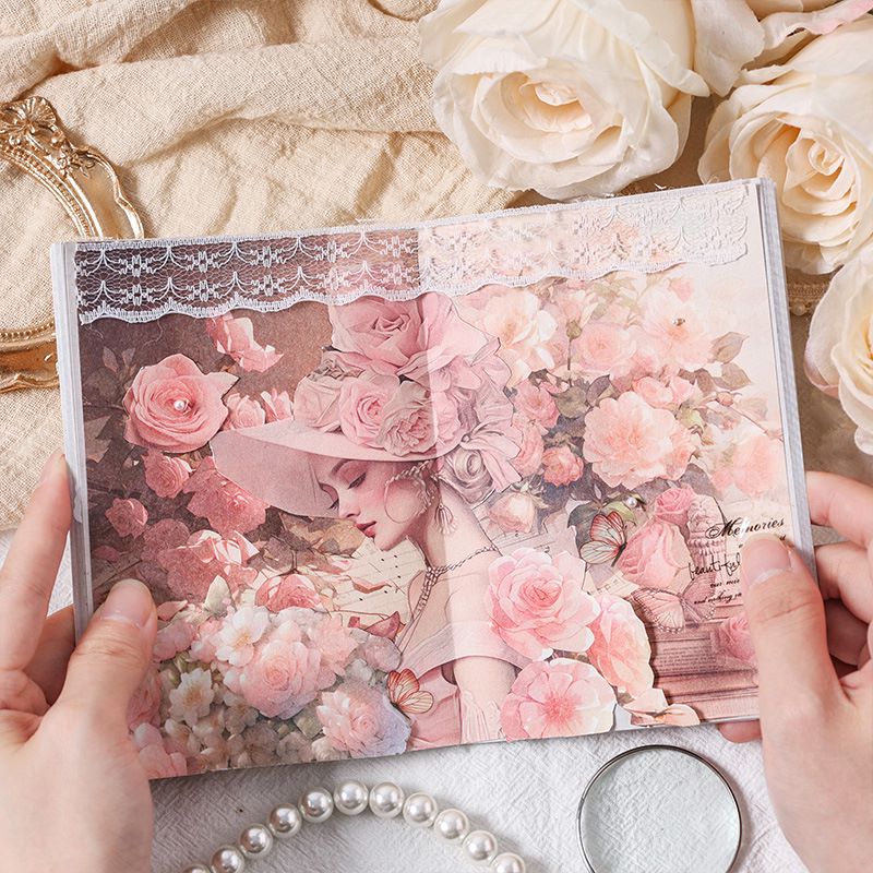 Dreamy Floral Whispers Material Paper