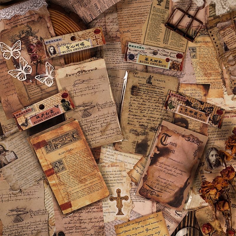 Ruins Infatuation Scrapbooking Paper