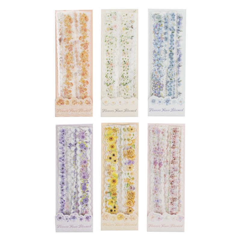 Bloom Floral Lace Stickers