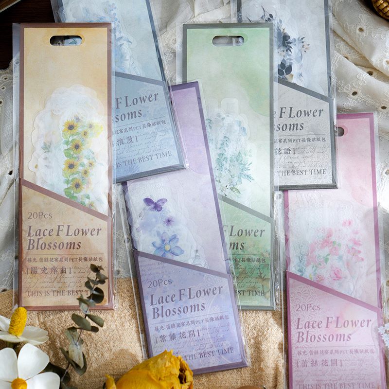 Lace Garden Strip Sticker