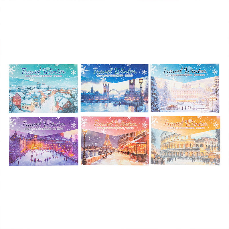 Winter Travel Stickers