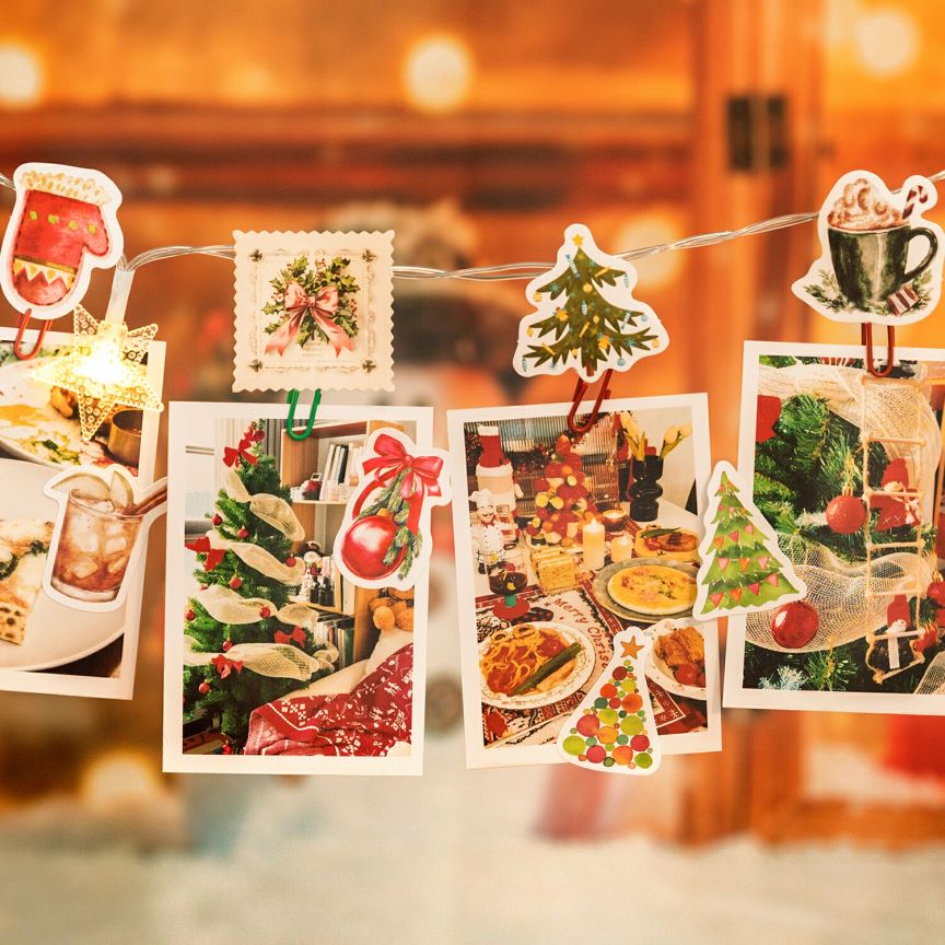 Christmas Greetings Boxed Stickers