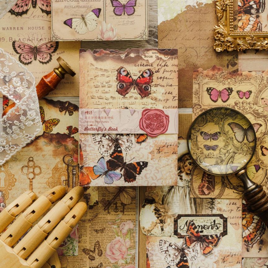 Burning Page Series Scrapbook Papers