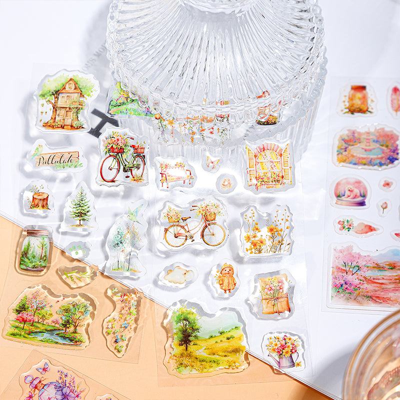 Transparent Dream Resin Stickers