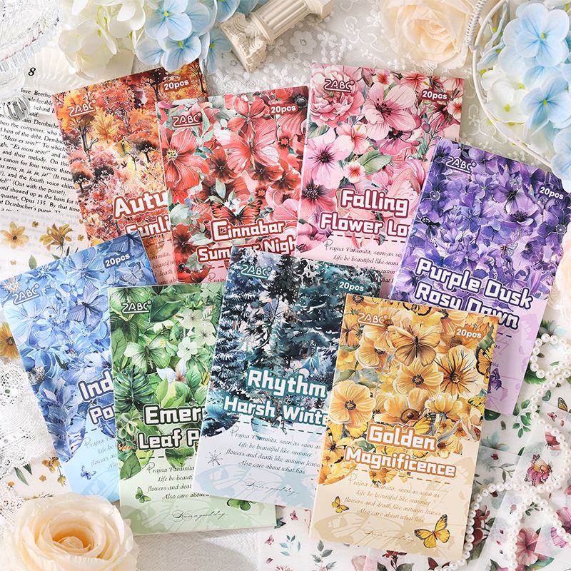 Blossoming Impressions Sticker Book