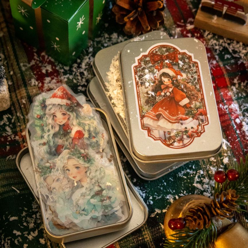 Christmas Treasure Box Sticker