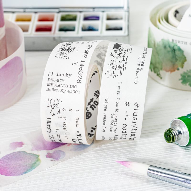 Colorful Poems Washi Tape