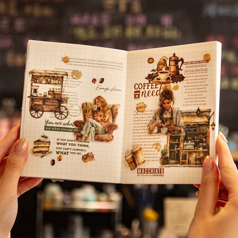 Coffee Weekly Sticker Book