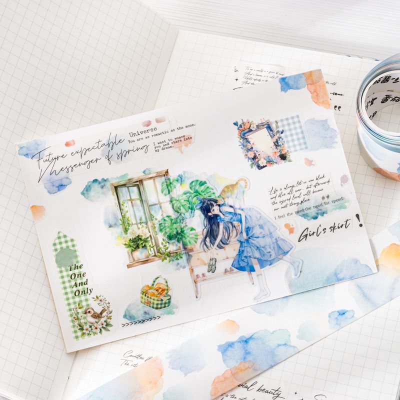 Colorful Poems Washi Tape