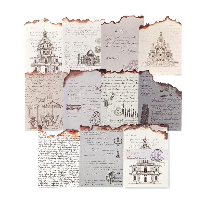 Burning Page Series Scrapbook Papers