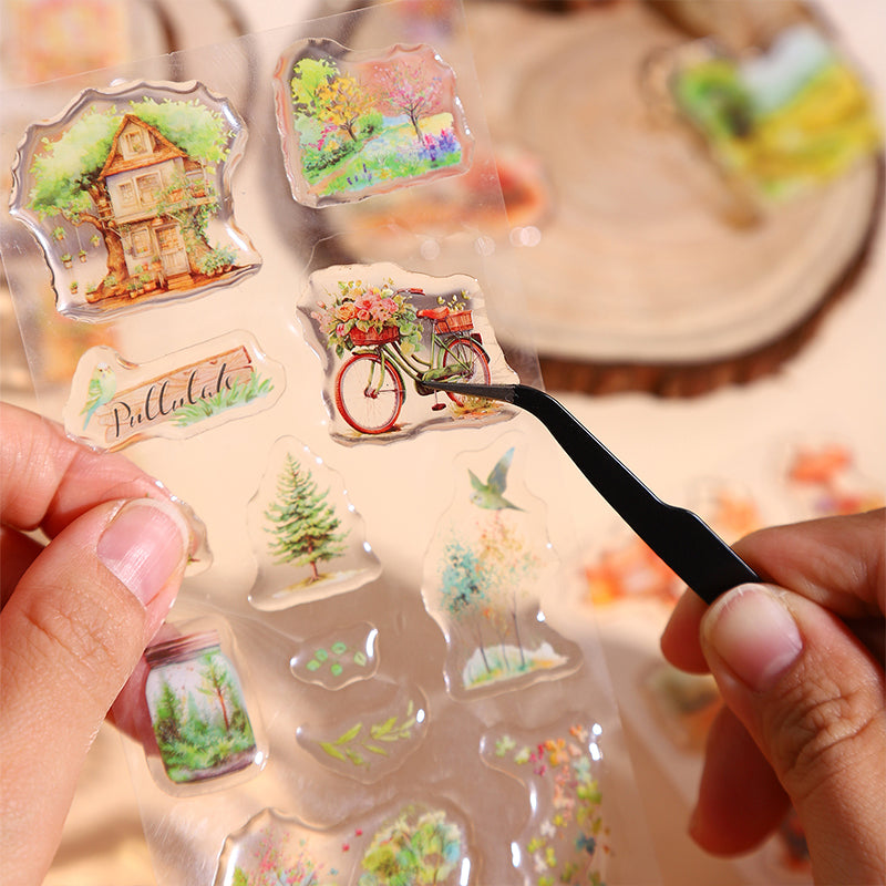 Transparent Dream Resin Stickers