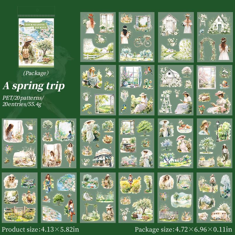 Four Season Journey Sticker Book