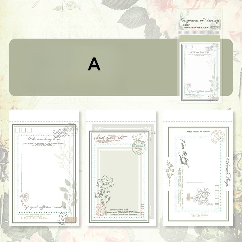 Memory Fragments Memo Pad