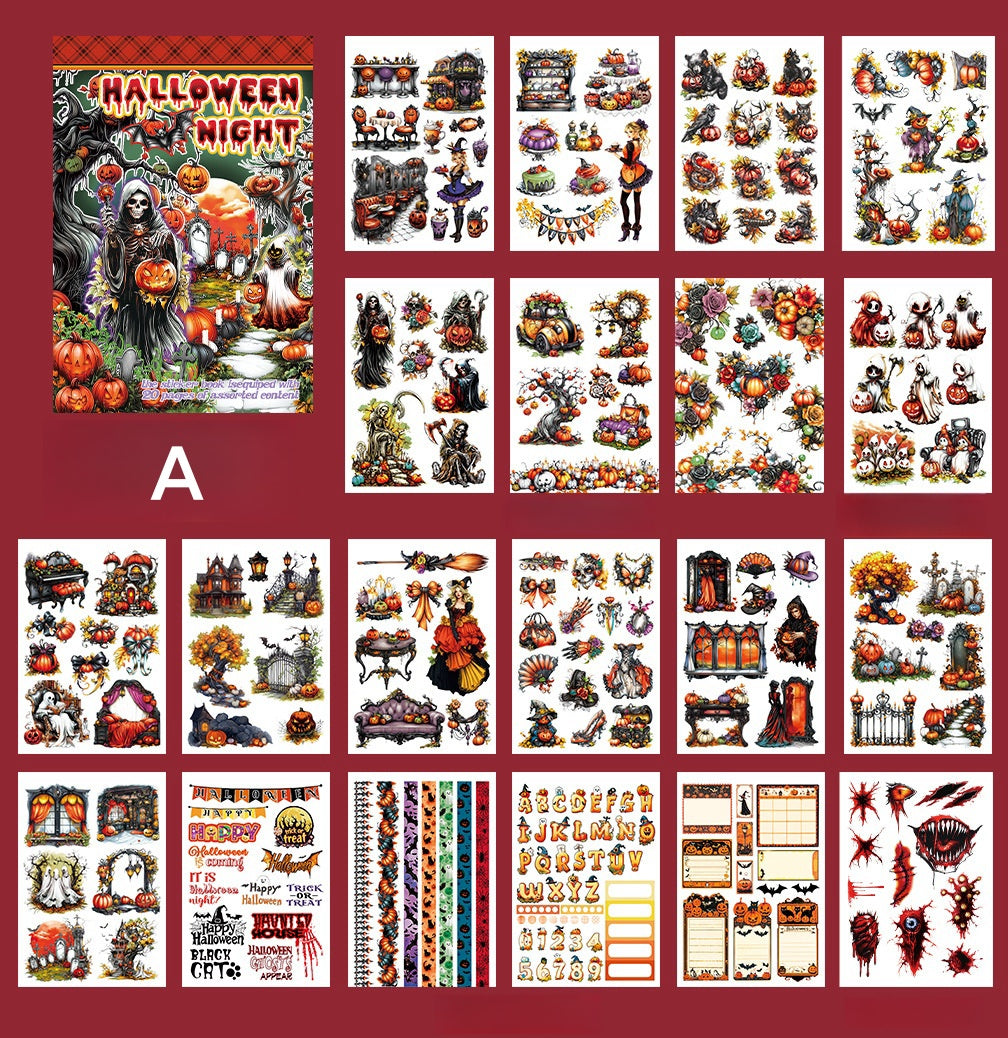 Halloween Night Sticker Book