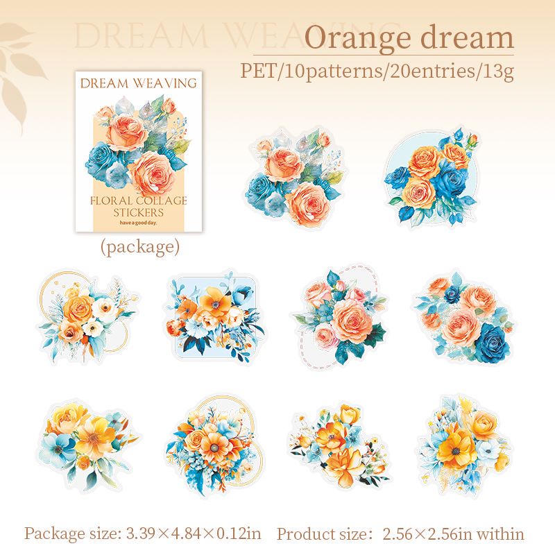 Dream Weaving Floral Stickers