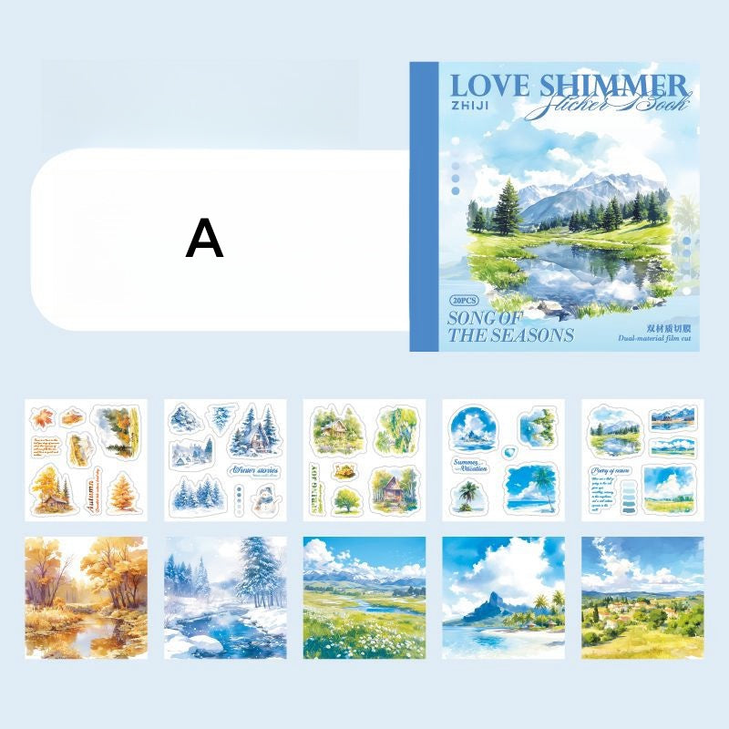 Love Shimmer Sticker Book