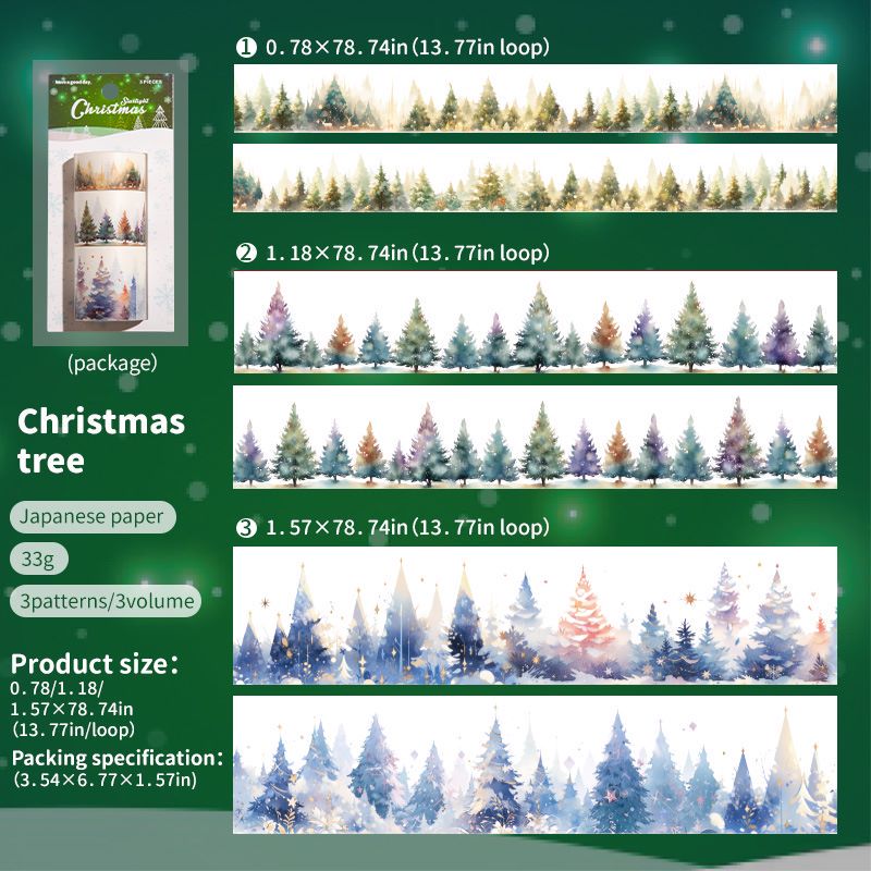 Starlit Christmas Tape Set