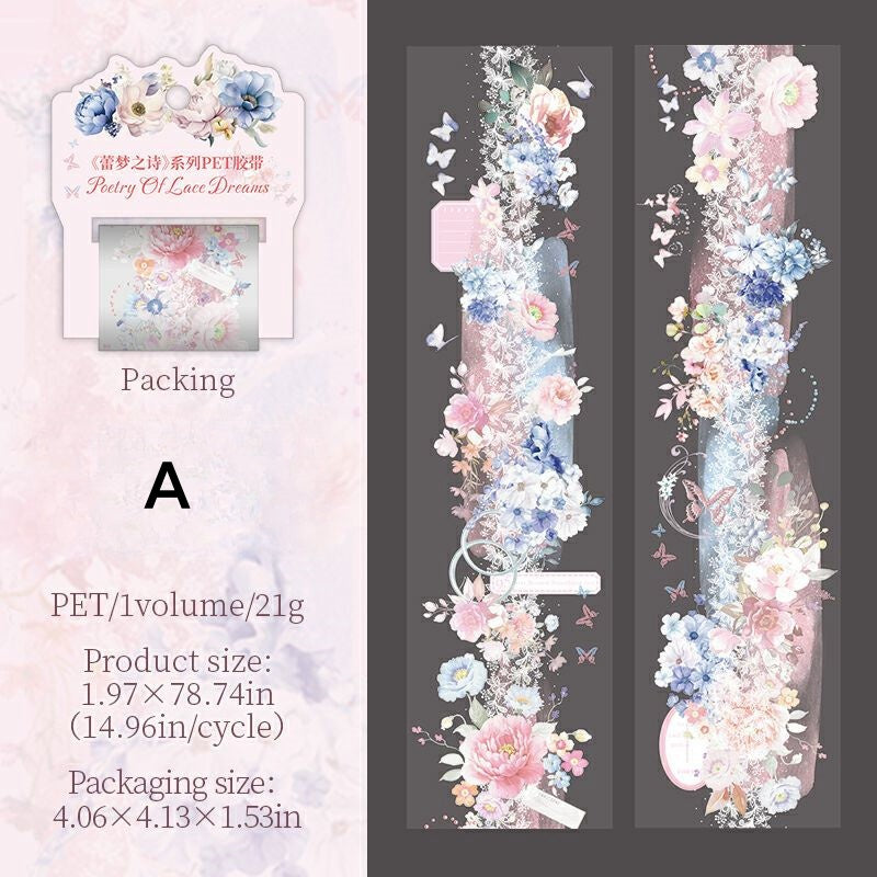 Dreamy Blossom PET Tape