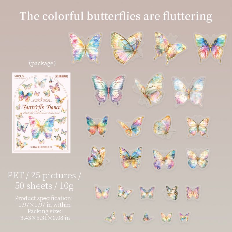 Dancing Butterflies Sticker