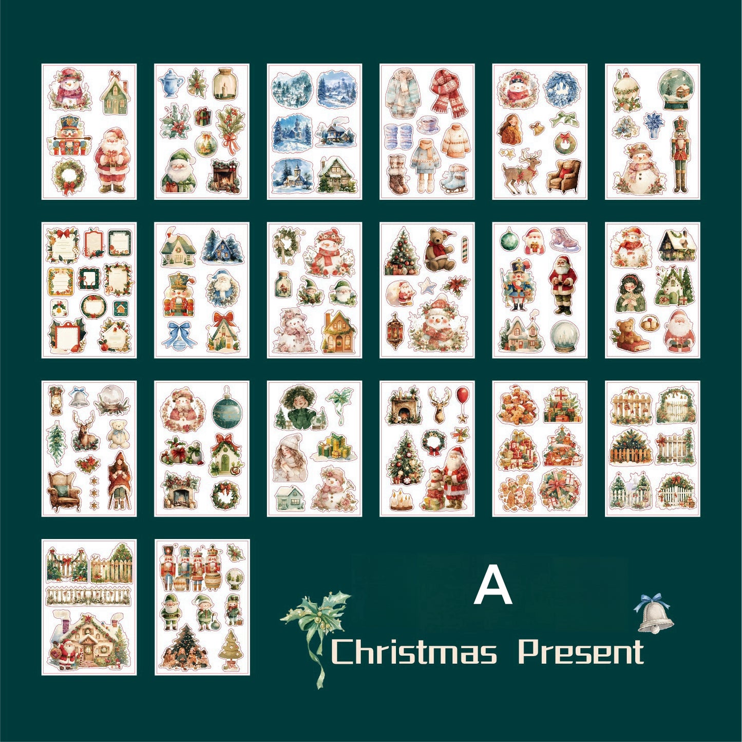 Merry Christmas Sticker Book