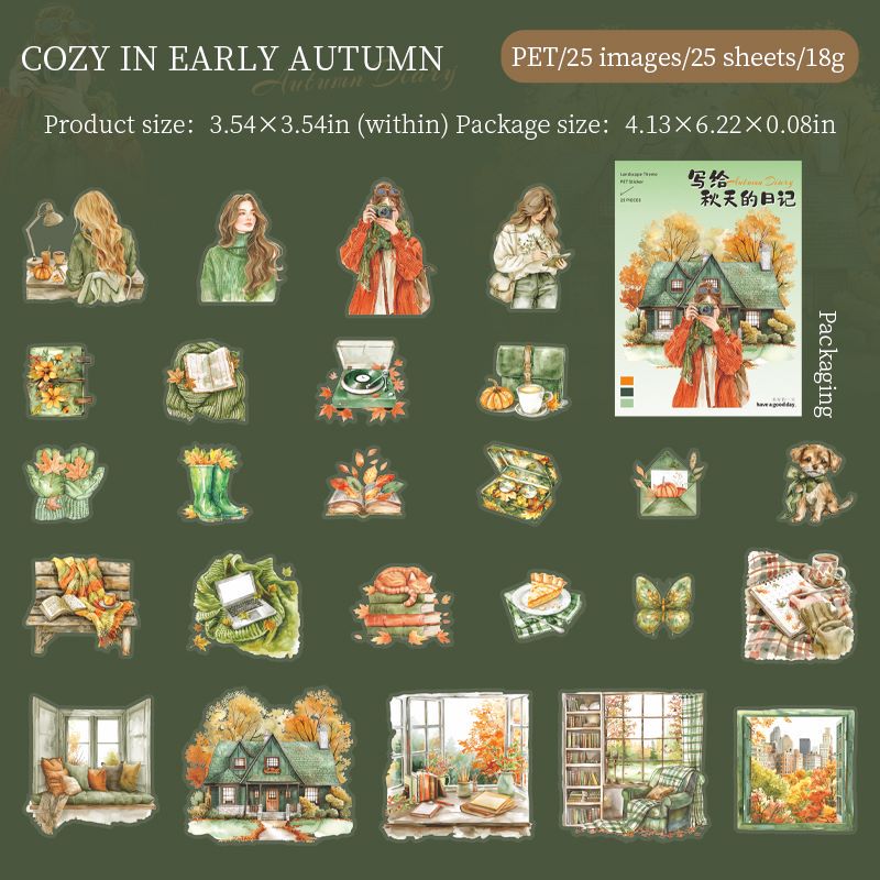 Autumn Diary Sticker