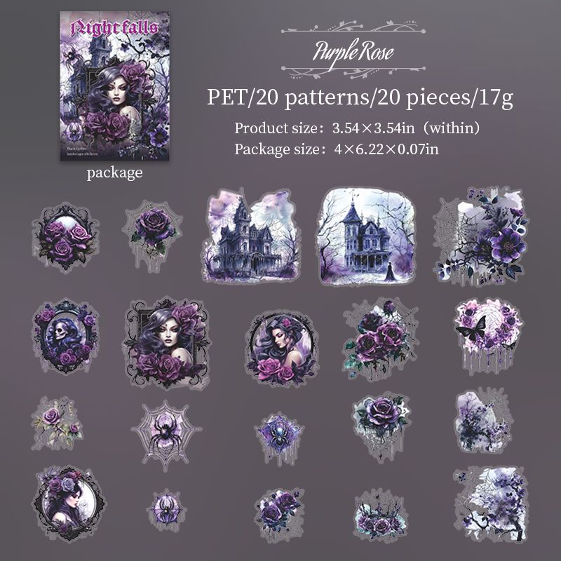 Nightfall Gothic Stickers