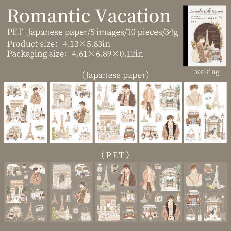 Romantic Encounters Sticker Book