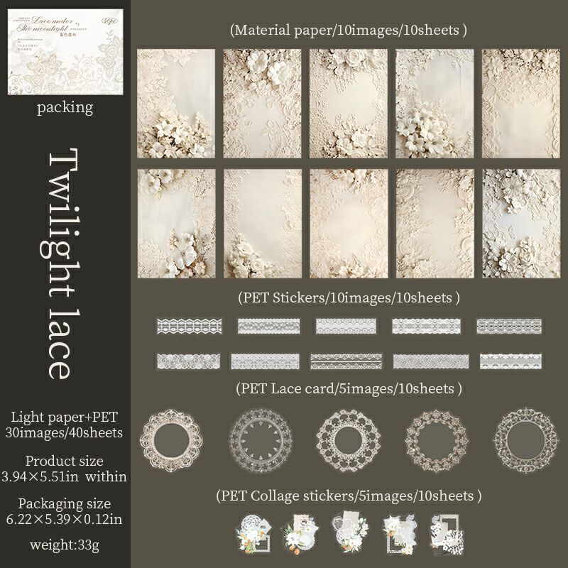 Lace Under the Moonlight Material Pack