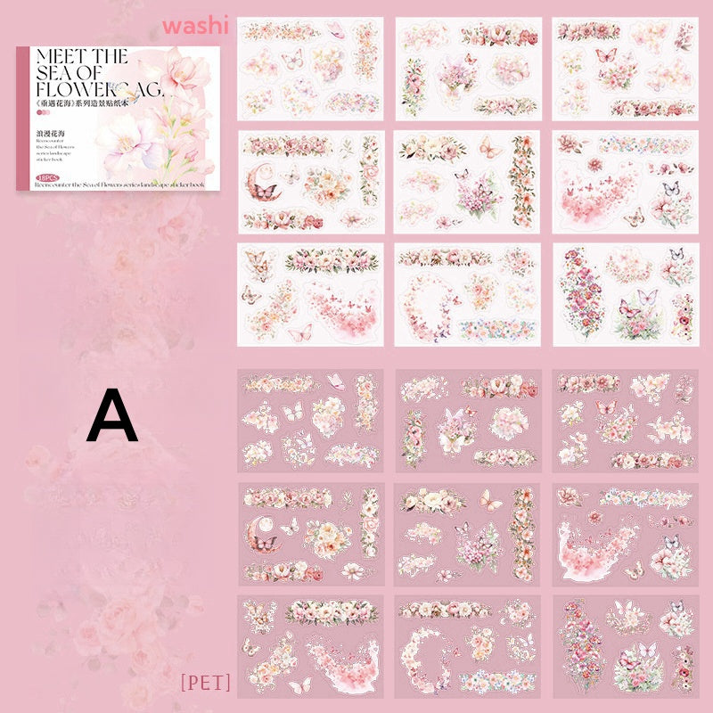 Flower Fields Sticker Book