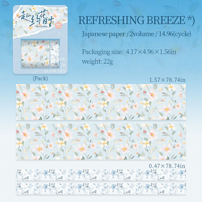 Floral Rendezvous Washi Tape