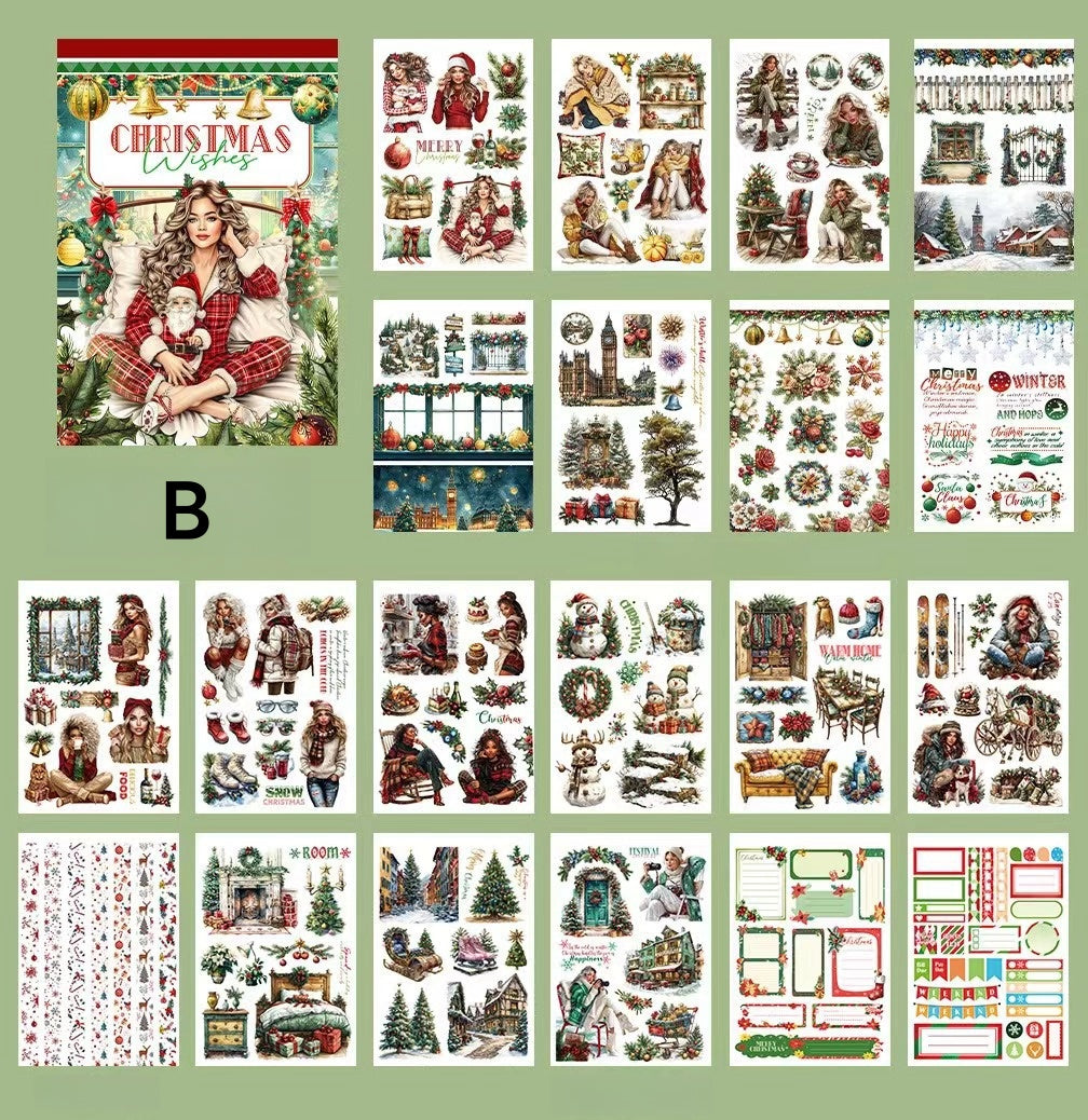 Christmas Blessings Sticker Book