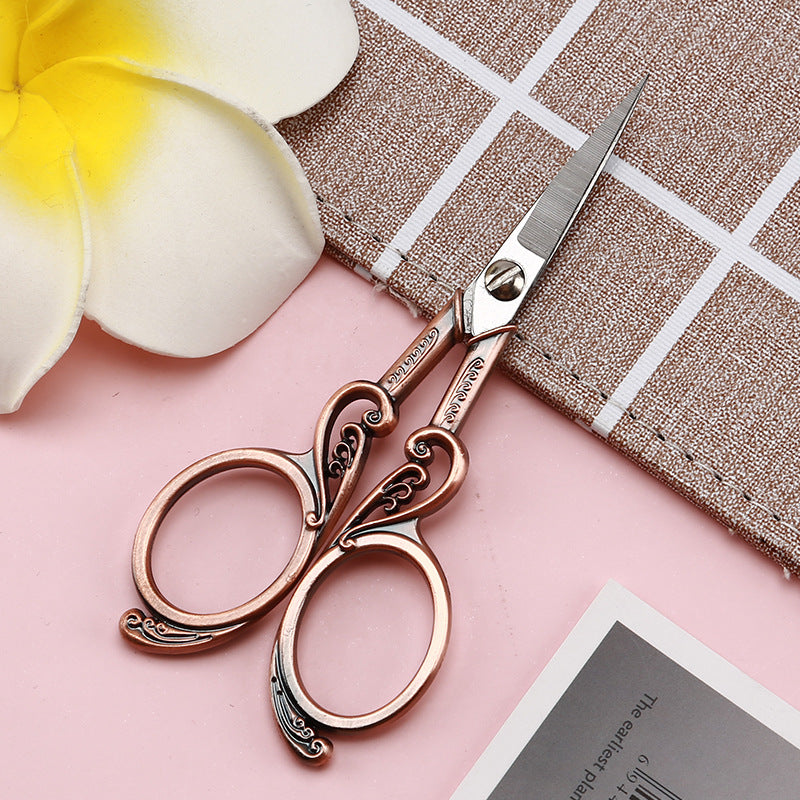 Vintage Plum Blossom Scissors