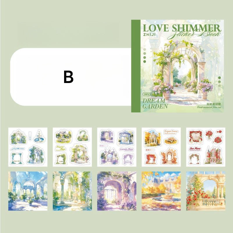 Love Shimmer Sticker Book