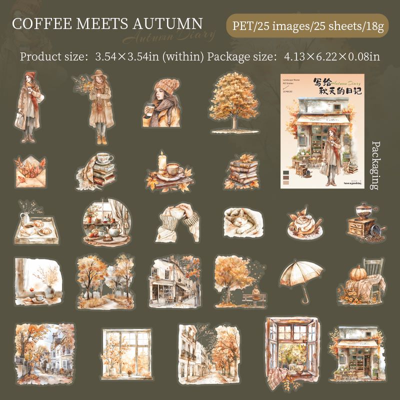 Autumn Diary Sticker