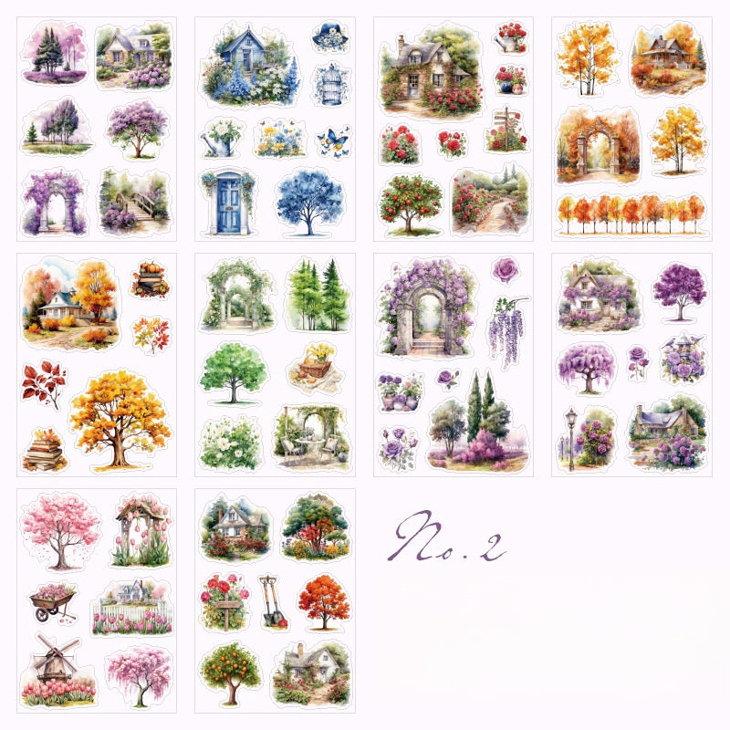 Dreamy Flower Field Sticker Book