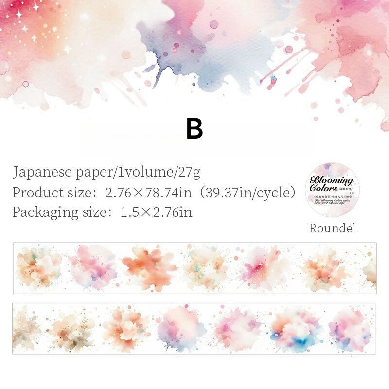 Blooming Colors Washi Tape