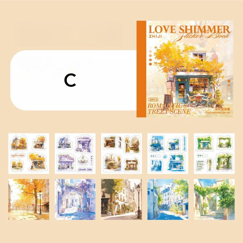 Love Shimmer Sticker Book