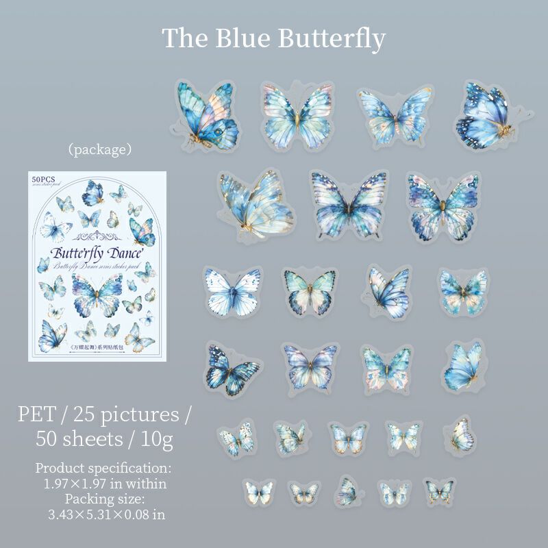 Dancing Butterflies Sticker