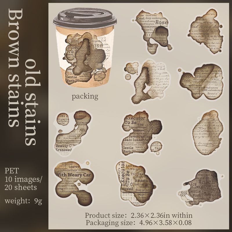 Coffee Stains Sticker