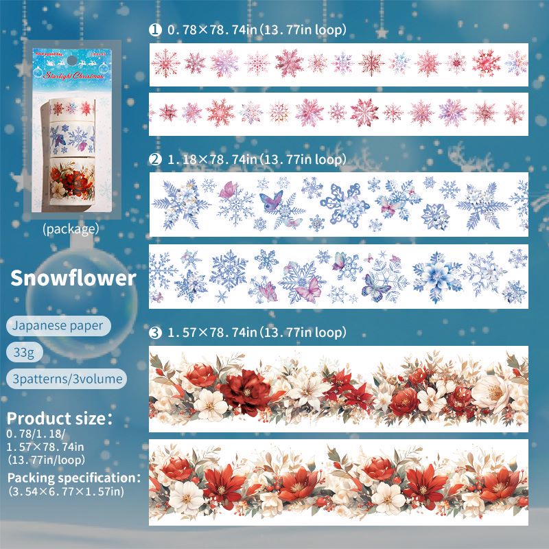 Starlit Christmas Tape Set