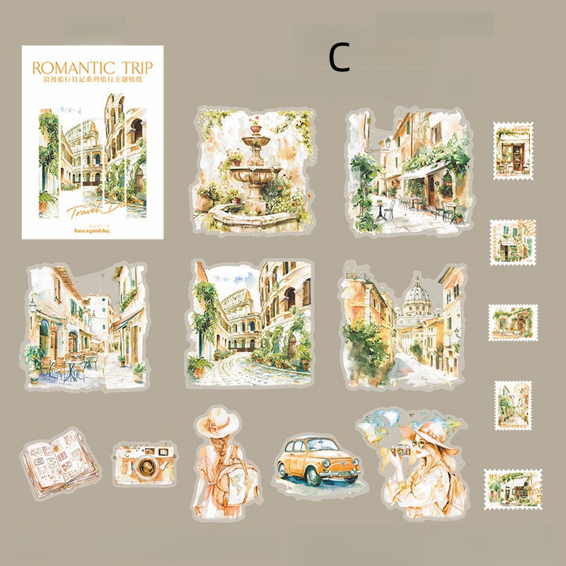 Romantic Trip Stickers