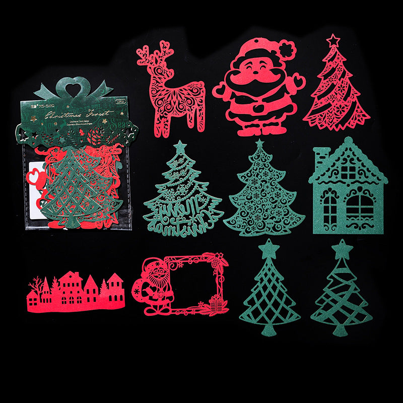 Christmas Carols Lace Paper