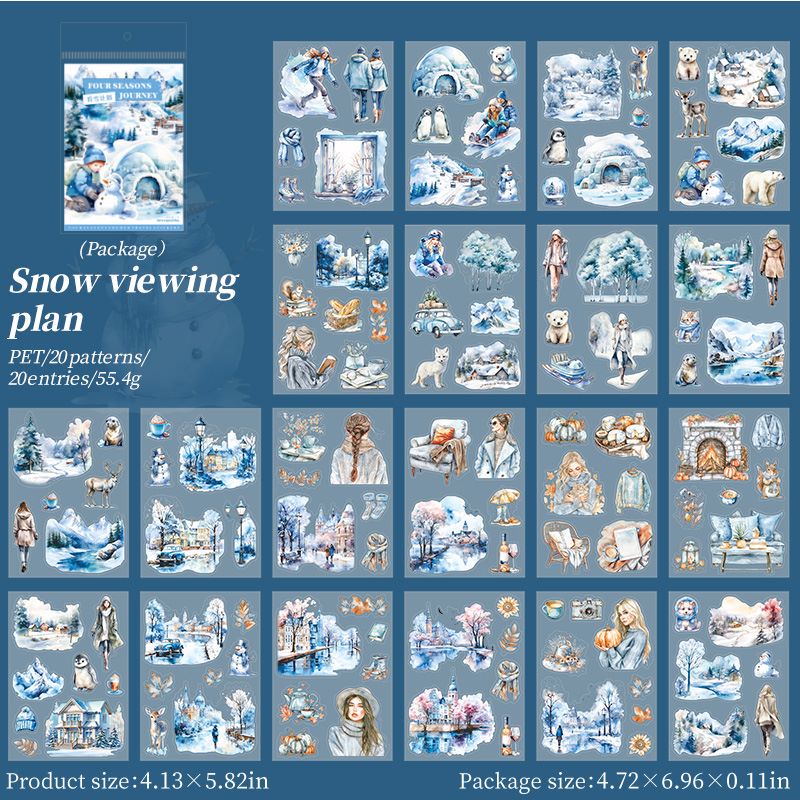 Four Season Journey Sticker Book