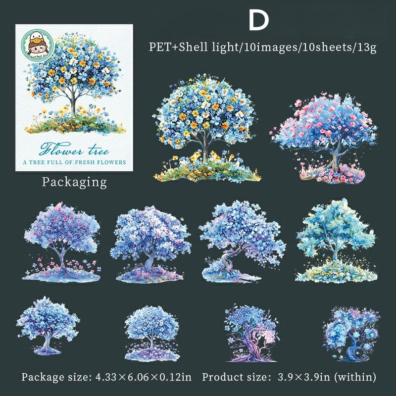 Blooming Trees Stickers