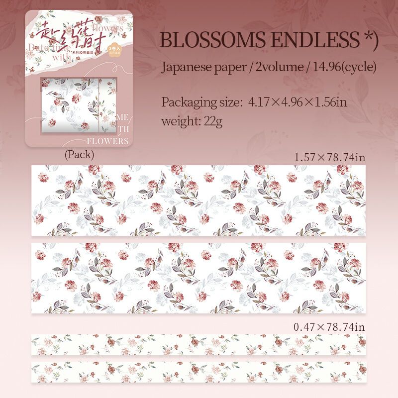 Floral Rendezvous Washi Tape