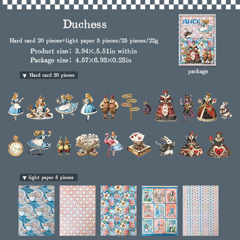 Alice's Theater Cardstock Pack